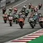 In der Moto2-Klasse gab es viele packende Duelle - und einige Stürze