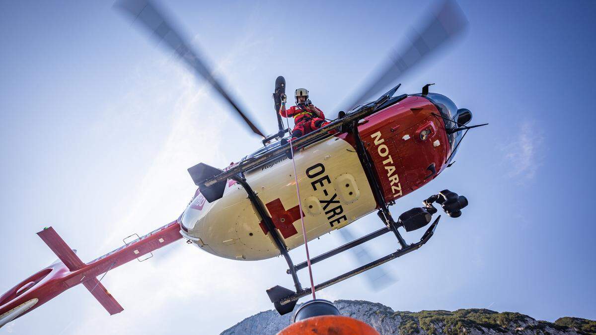 Der Rettungshubschrauber ARA 3 war im Einsatz (Symbolfoto)