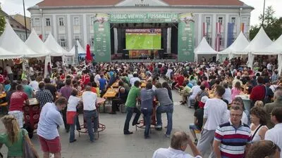 Der Neue Platz in Klagenfurt wird zu EM-Arena