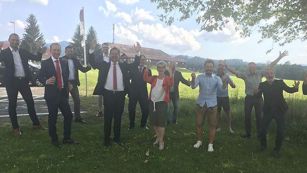 Siegesstimmung bei der SPÖ in Eibiswald