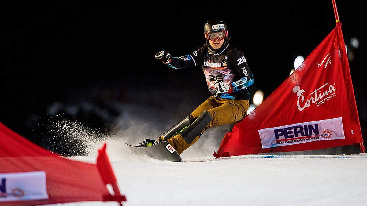 Daniela Ulbing überraschte in Cortina alle