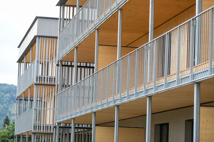 Großzügige Balkone und Loggias gehören zu jeder Wohnung.