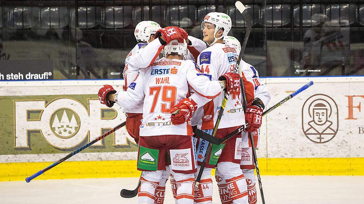 Der KAC feierte einen verdienten 4:2-Sieg bei Meister Bozen