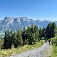 Vom Großen Asitz aus hat man einen wunderbaren Blick auf die Leoganger Steinberge