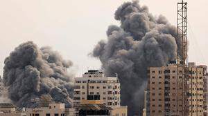 Gegenschlag der israelischen Armee auf Ziele im Gazastreifen