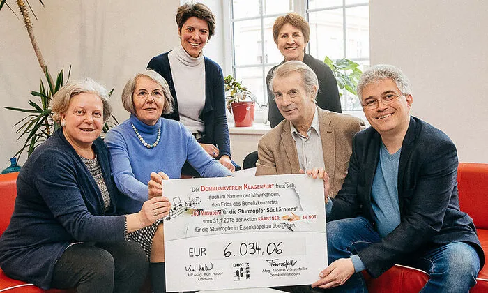 Benefizkonzert für die Sturmopfer Südkärntens: Dommusikverein Klagenfurt
