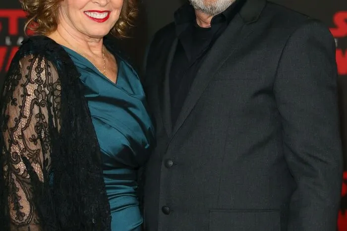 Der gesamte Cast war mit dabei: Mark Hamill (spielt Luke Skywalker) und seine Frau Marilou