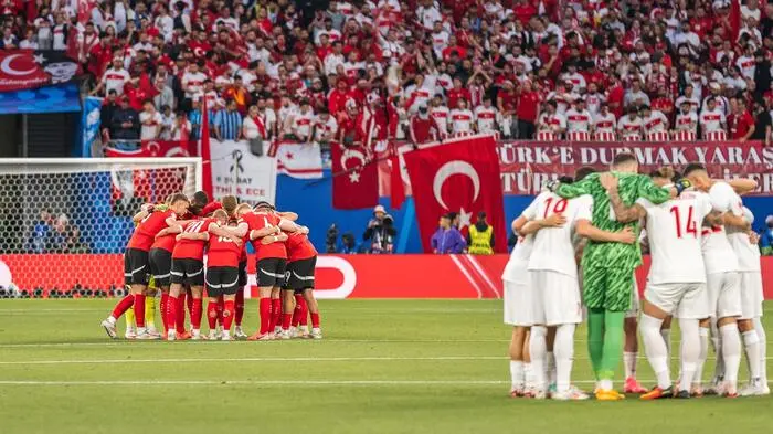 Achtelfinale für Österreich: Gegen die Türkei ging es in Leipzig um den Einzug ins Viertelfinale. . .