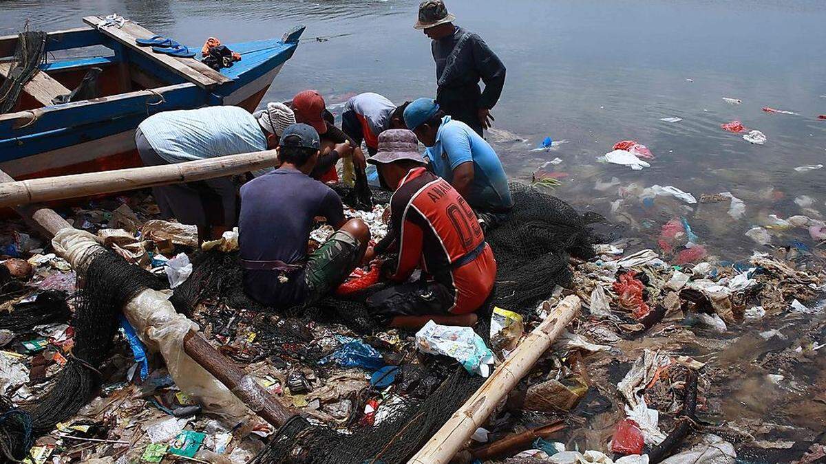 Der Plastikmüll landet in den Weltmeeren