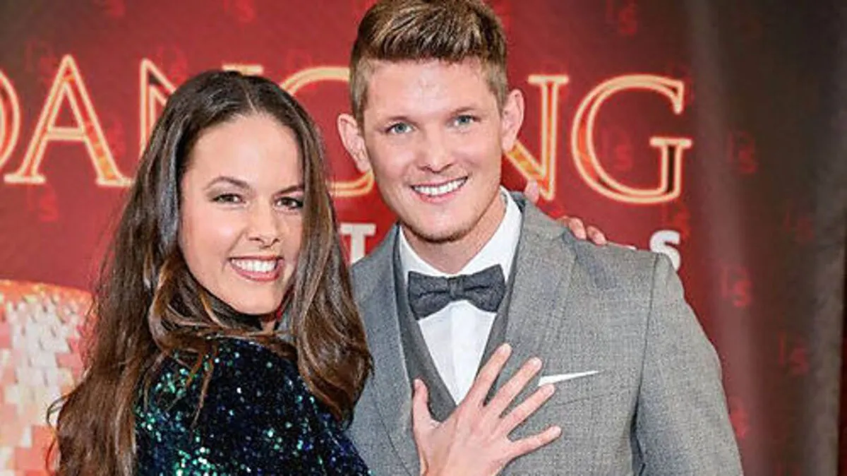 Thomas Morgenstern mit Tanzpartnerin Roswitha Wieland