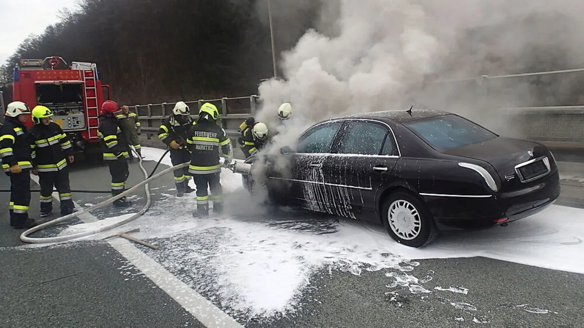 Die Feuerwehren Ilz und Neudorf rückten mit rund zwölf Mann zum Einsatz aus