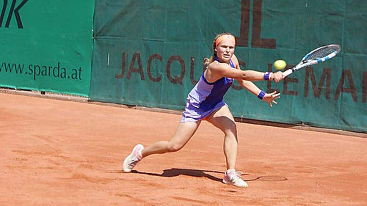 Mira Antonitsch feierte beim Panaceo ITF-Junior-Cup in Villach ihren zweiten Turniersieg auf der ITF-Tour