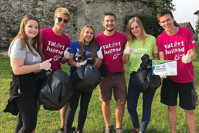 Die Landjugend Frauenstein sammelte Müll in den Orten Kraig und Obermühlbach