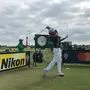 Matthias Schwab bei seiner Proberunde am Mittwoch, die er mit Brett Snedeker spielte