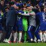 Der FC Chelsea jubelt über den Einzug ins Finale der Europa League
