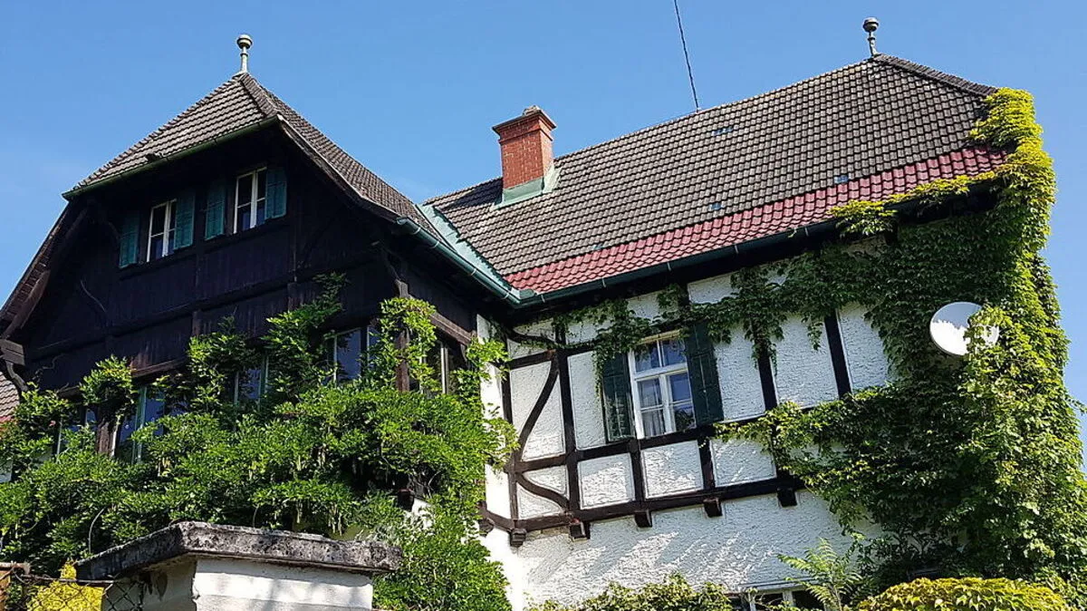 Am Gritzenweg befinden sich zahlreiche historische Villen 