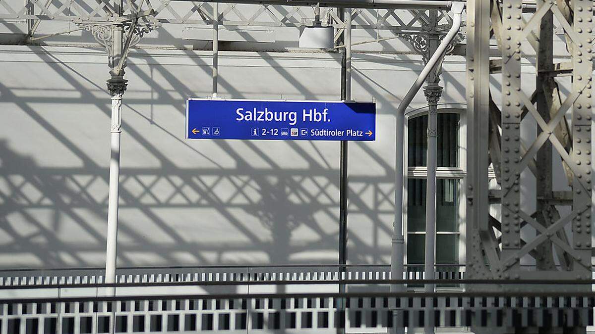 Der Salzburger Hauptbahnhof