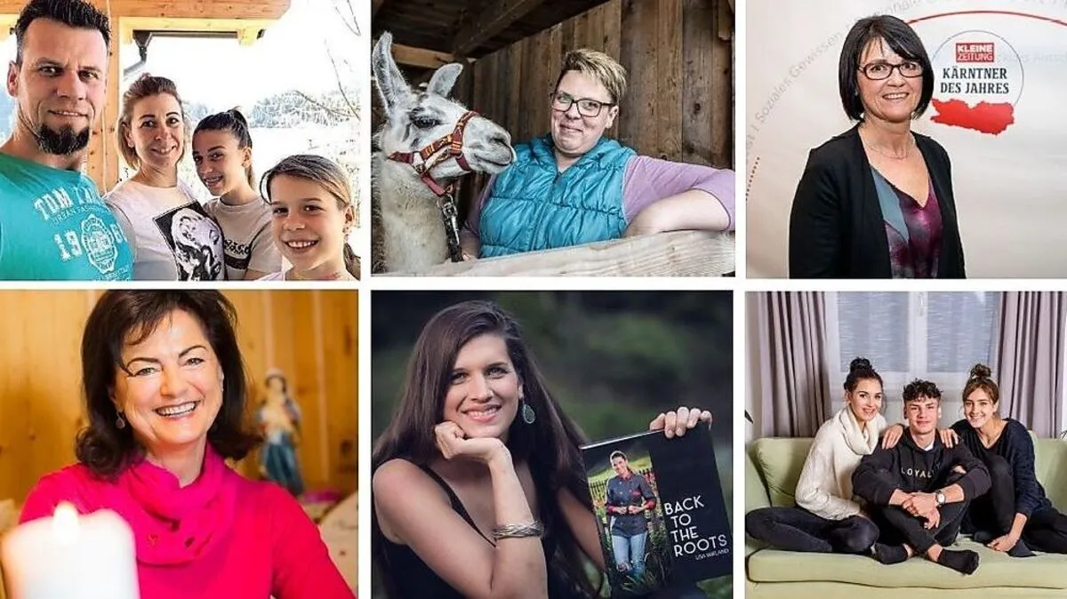 Menschen aus dem Bezirk Feldkirchen, die der schweren Zeit mit einem Lächeln begegnen