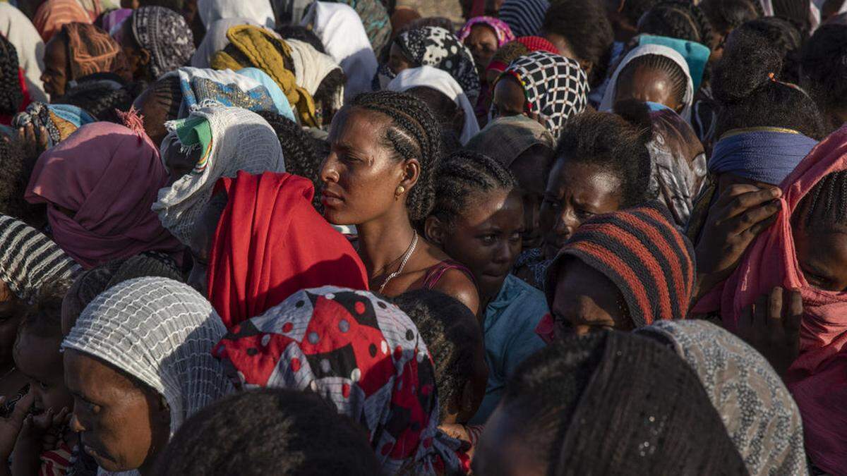 Auf der Flucht: Menschen aus der Region Tigray