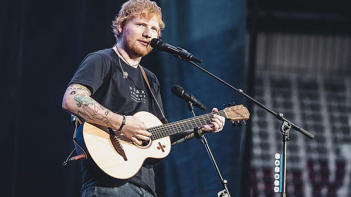 Auf dem neuen Album nicht oft mit Gitarre zu hören: Ed Sheeran   