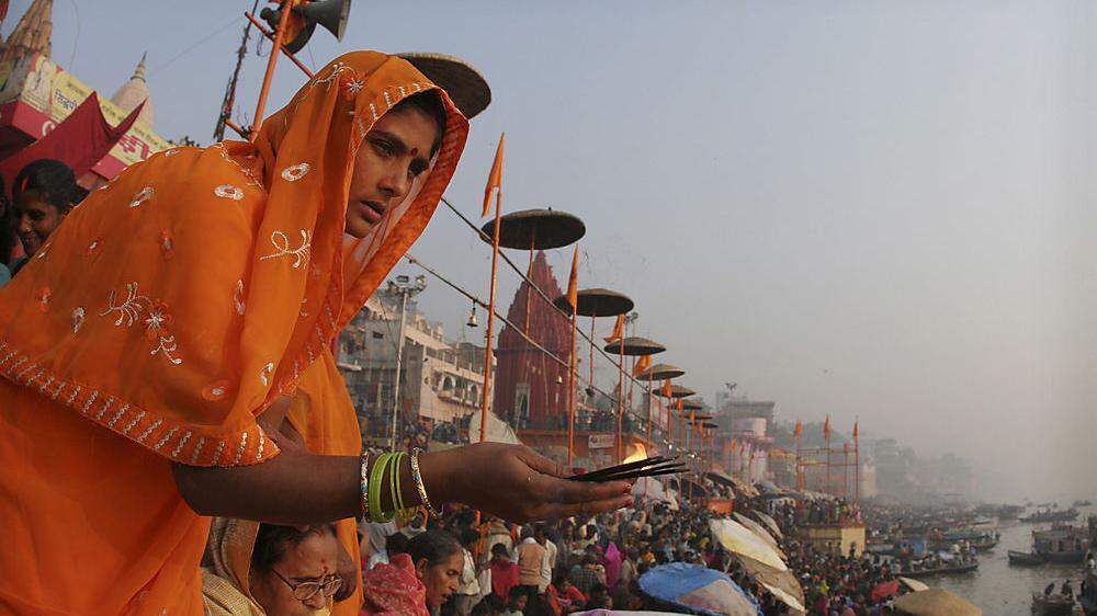 Hoffnungsort vieler Pilger: Varanasi