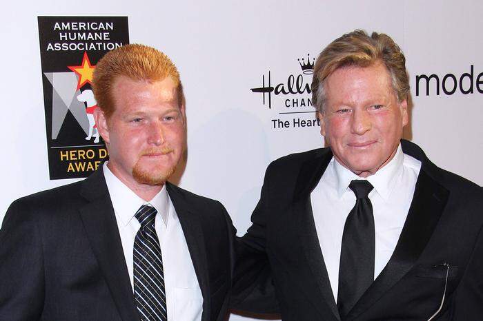 Ryan O'Neal mit seinem Sohn Redmond O'Neal