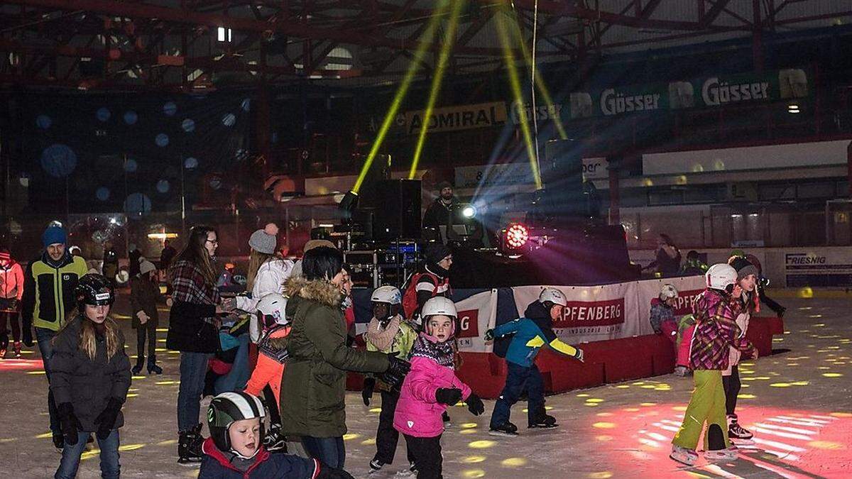 Im Vorjahr war die Kapfenberger Eisdisco sehr gut besucht