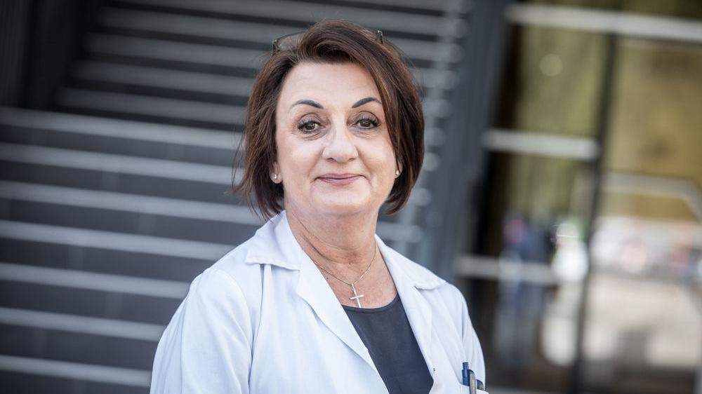 Mehr als 30 Jahre im Krankenhaus Waiern: Gabriela Andre-Tschinkel