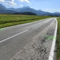 An dieser Stelle der Bleiburger Straße kam es zur Tragödie