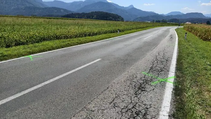 An dieser Stelle der Bleiburger Straße kam es zur Tragödie