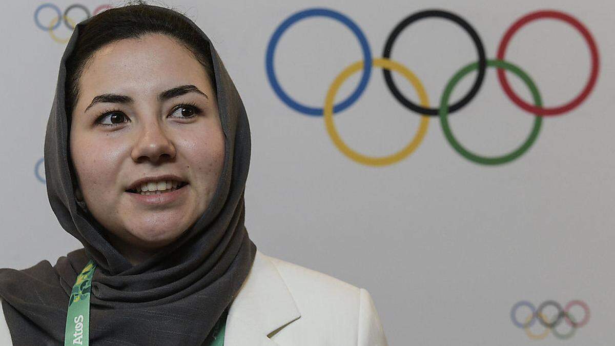 Afghanistans IOC-Mitglied Samira Asghari rief die USA zur Hilfe auf