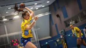 VIENNA,AUSTRIA,25.MAY.25 - HANDBALL - WHA Meisterliga, play off final, WAT Atzgersdorf vs Hypo Niederoesterreich. Image shows Lisa Spalt (Hypo NOE).
Photo: GEPA pictures/ David Bitzan