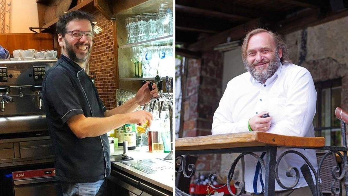 Franz Lendl (Lendl) und Harald Trummer-Antensteiner (Weinerei): Die Stimmung in der Bevölkerung sei gut