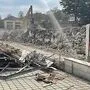 Die Abbrucharbeiten auf dem ehemaligen "Wildhaber"-Areal sind in vollem Gange 