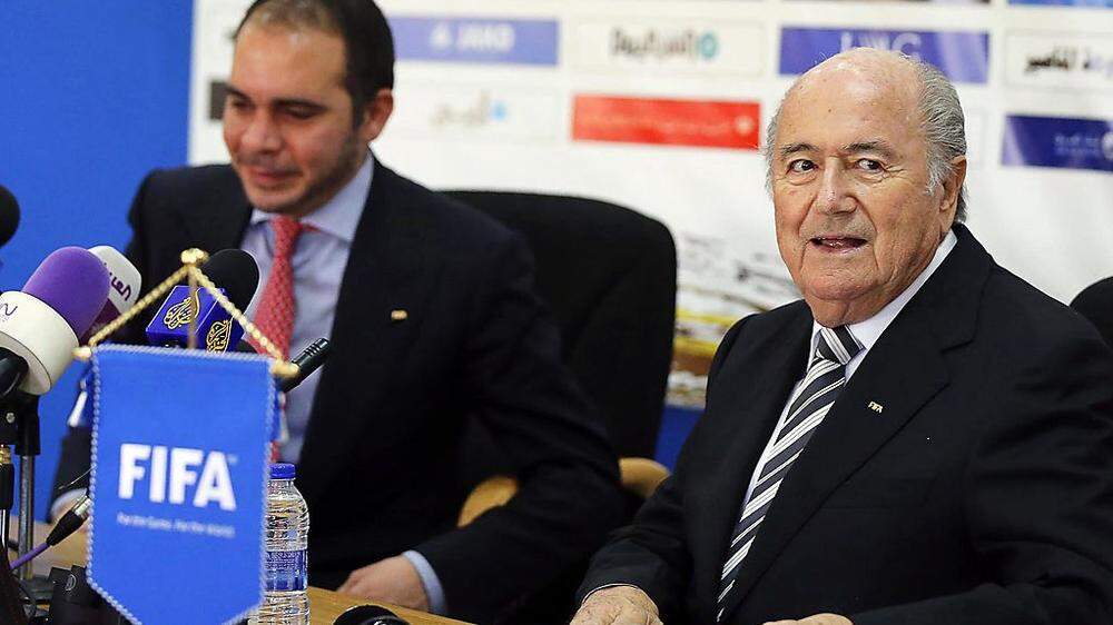 Joseph Blatter könnte aufgrund der neugewonnenen Stärke von Prinz Ali bin Al-Hussein