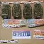 Sichergestellte Drogen und Bargeld