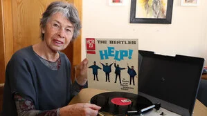 Ab und zu legt Maria Kemperle noch eine Beatles-Schallplatte auf
