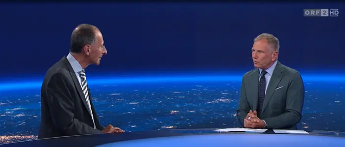 Politologe Peter Filzmaier war am Mittwoch Gast in der ZiB 2 | Politologe Peter Filzmaier war am Mittwoch Gast in der ZiB 2