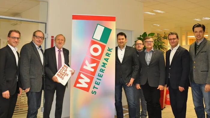 Johann Herunter, Manfred Kainz, Karl Schmidt, Stefan Langmann, Gernot Hiebler, Gerhard Wohlmuth, Helmut Zaponig und Thomas Brandner
