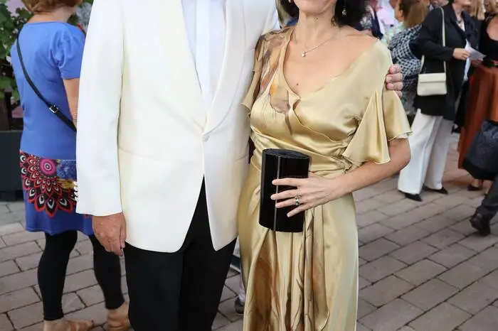 Peter Edelmann mit Frau