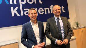 Flughafen-Geschäftsführer Maximian Wildt, Aufsichtsratschef Martin Payer