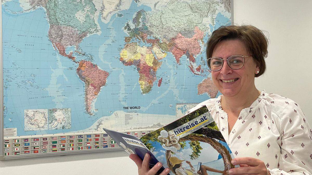 Sabine Hitzenhammer leitet das Reisebüro in St. Veit