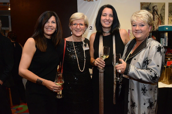 CHS Direktorin Jutta Rom, Ballorgansatorin Barbara Stingl, Tanja Karl und Kathrin Kofler