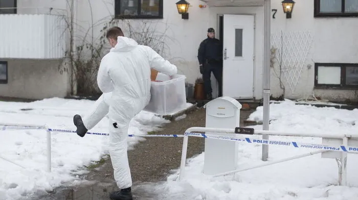 Das Heim wurde von der Polizei abgesperrt