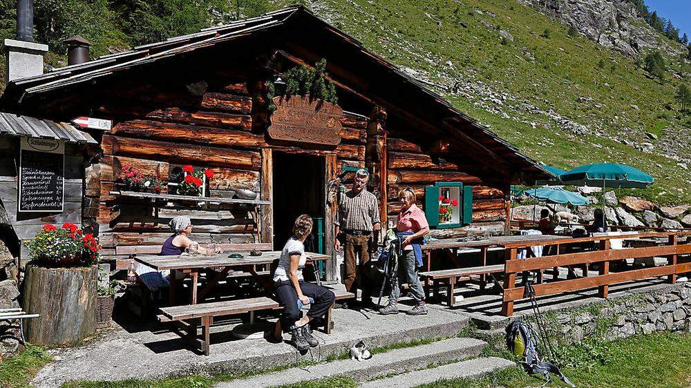 Die Putzentalalm im Sölktal ist eine der beliebtesten Wanderhütten