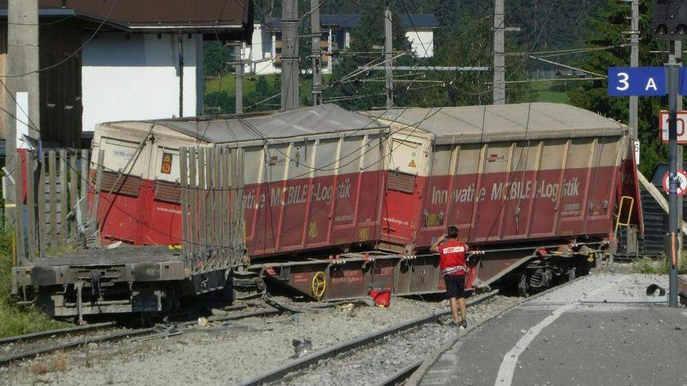 Güterzug in Tirol entgleist 
