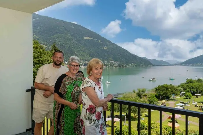 Es gibt Terrassen mit Blick nach Osten und Terrassen mit Blick nach Westen