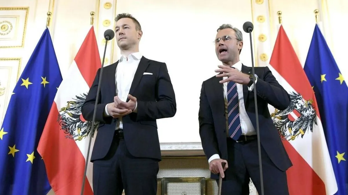 Informierten über die Karfreitagslösung: Gernot Blümel (ÖVP) und Norbert Hofer (FPÖ)