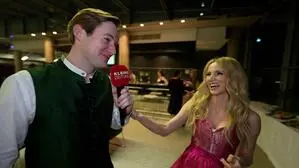 Michael Großschädl mit dem Stargast des Abends, Melissa Naschenweng