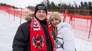 Ihnen gebührt die Poleposition auf den Schneetreppen: Michel und Nadine 